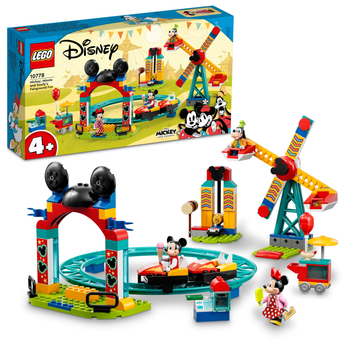 Конструктор LEGO Mickey and Friends Ярмаркові веселощі Міккі, Мінні та Гуфі 184 деталі (10778)