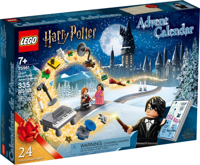 Конструктор LEGO Harry Potter Новорічний календар 335 деталей (75981)