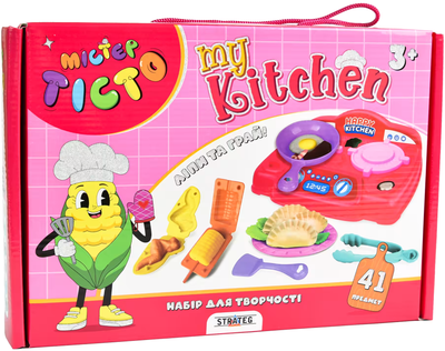 Набір для творчості Strateg Містер тісто My Kitchen українською мовою (41025)(4823113864804)