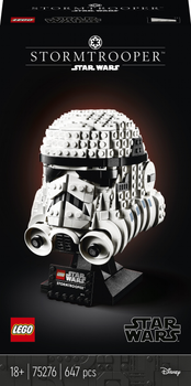 Zestaw konstrukcyjny LEGO Star Wars Hełm szturmowca 647 elementów (75276)