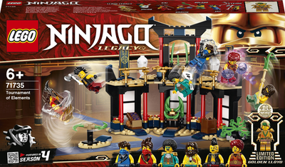 Zestaw konstrukcyjny LEGO Ninjago Turniej żywiołów 283 elementy (71735)