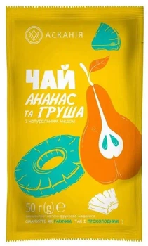 Чай "Ананас и груша" АСКАНИЯ ПАК 50г