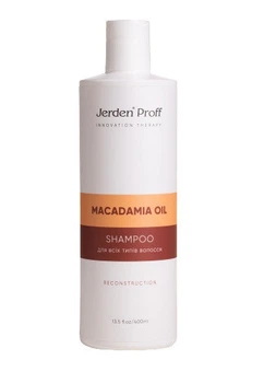 Шампунь для всех типов волос с маслом макадамии Jerden Proff Macadamia Oil 400 мл