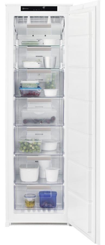 Electrolux Морозильная камера встраиваемая, 177x55х55, 204л, А++, NF, диспл внутр., белый