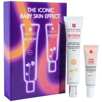 Zestaw kosmetyków dekoracyjnych Erborian The Iconic Baby Skin Effect BB-Krem SPF 20 40 ml + Krem do twarzy 15 ml (3760239249973)
