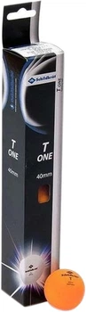 М'ячі для настільного тенісу Donic T-one 6 шт. Жовтогарячі (618198)
