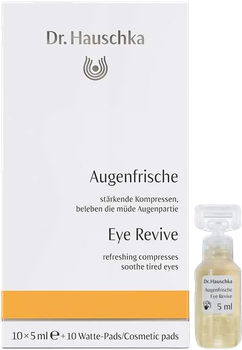 Охолоджуючі компреси для очей Dr. Hauschka Eye Revive Refreshing Compresses в ампулах 10 x 5 мл (4020829077041)