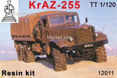 Грузовой автомобиль-вездеход КрАЗ-255 1:120 ZZ MODELL (ZZ12011)