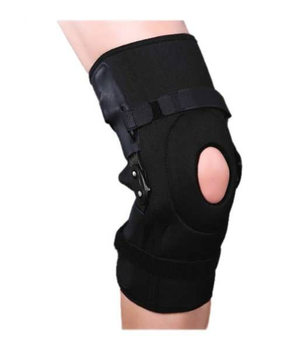 Бандаж на коленный сустав с полицентрическими облегченными шарнирами разъемный ES-798 Ortop M (обхват колена 34-38 см)