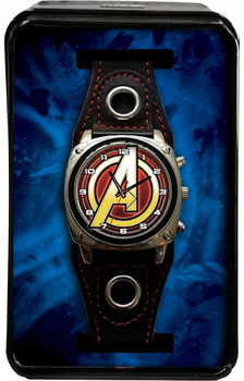 Zegarek analogowy Kids Euroswan w metalowym opakowaniu Avengers MV15788 (8435507834452)