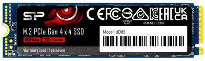 Dysk SSD Silicon Power UD85 2TB M.2 2280 PCIe 4.0 x4 NVMe 1.4 3D NAND MLC (SP02KGBP44UD8505)
