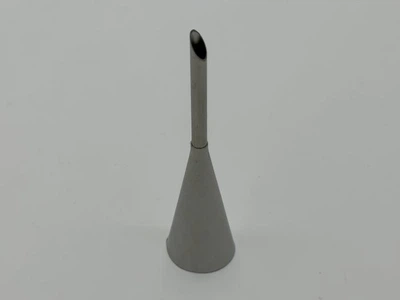 Насадка кондитерская для наполнения начинки эклеров металлическая D 2 / 1 cm H 9,5 cm 17370
