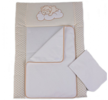 Пеленальный матрасик Baby Veres Sleepyhead beige 50х70 см 419.4