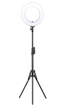 Селфі лампа і LED освітленням Tripod Stand Plug Powered 14″ ZM336 3200-5600K висота штатива 180 см 6Вт