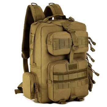 Рюкзак чоловічий Protector plus S431 з модульною системою Molle 30л Coyote brown