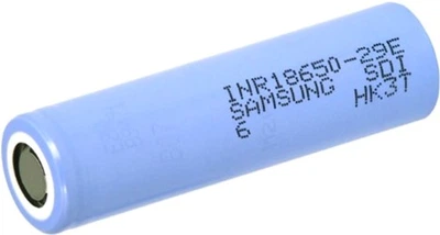 Аккумулятор Samsung 18650 Li-Ion INR18650-29E (SDI-6), 2900mAh, 8.25A, 4.2/3.65/2.5V, Blue (YT17370)