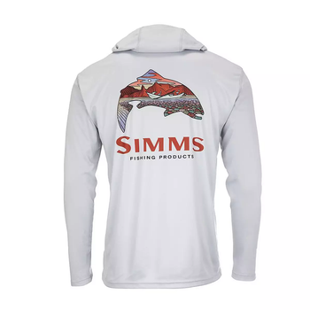 Худі Simms Tech Hoody - Artist Series Trout Logo Flame/Sterling M (13521-859-30 / 2241321)