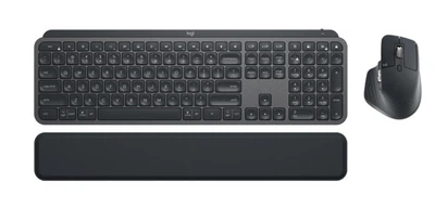 Комплект (клавиатура, мышь) беспроводной Logitech MX Keys Combo for Business Graphite US (920-010933)