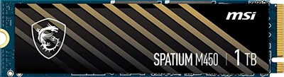 Накопитель SSD 1TB MSI Spatium M450 M.2 2280 PCIe 4.0 x4 NVMe 3D NAND TLC (S78-440L980-P83)