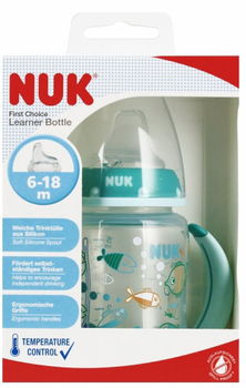 Пляшечка для годування Nuk First Choice Learning Bottle Бірюзова 150 мл (4008600442257)