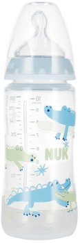 Пляшечка для годування Nuk First Choice з індикатором температури 6-18 місяців Блакитна 300 мл (4008600441052)