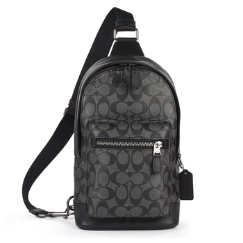 Сумка чоловіча Coach West Pack Signature Canvas Backpack