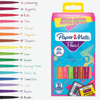 Zestaw markerów Paper Mate Flair 16 szt (3026981806254)