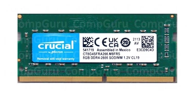 Оперативная память Crucial 2666 - купить в Киеве: цена, отзывы