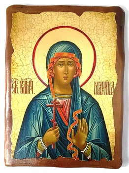 Икона Марина святая мученица (на дереве 170*230 мм)