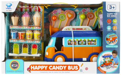Zabawkowy sklep Mega Creative Happy Candy Bus z akcesoriami (5908275181521)