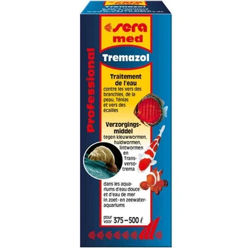 Ліки для риб проти черв'яків Sera Med Professional Tremazol на 375 - 500 л 25 мл 21906