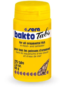 Корм для рыб Sera Bakto Tabs против бактериальных заболеваний 275 шт ЦЕНА ЗА 1 ШТ 0748001