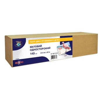 Фотобумага WWM 914мм х 30м 140г/м кв матовая (M140R.9.30)
