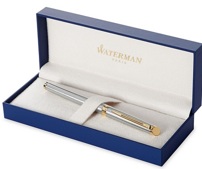 Ручка пір'яна Waterman Hemisphere Stainless Steel GT Синя (3501170920312)