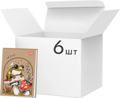 Набір альбомів для малювання YES Frog А4 30 аркушів 6 штук (4823092283337)