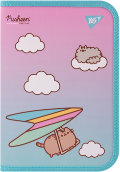 Папка для зошитів YES Pusheen. Stormy В5 на блискавці Рожево-блакитна (5056574429971)