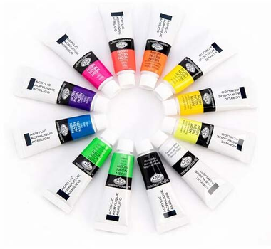 Zestaw farb akrylowych Royal & Langnickel Metalic Neon Color 12 x 12 ml (0090672381071)