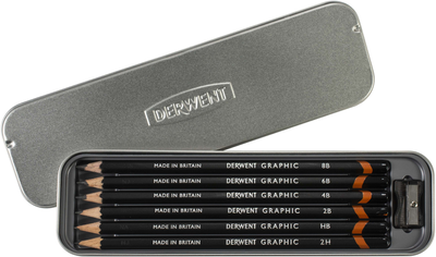 Набір графітних олівців Derwent 6 шт (5028252170277)