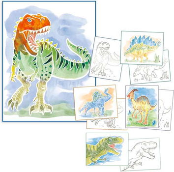 Zestaw do malowania Depesche Dino World Colour Me Up Paper (4010070650964)