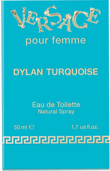 Woda toaletowa damska Versace Dylan Turquoise 50 ml (8011003858454)