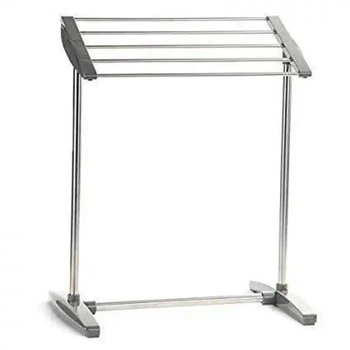 Сушарка для білизни для дому Mobile towel rack Сріблястий