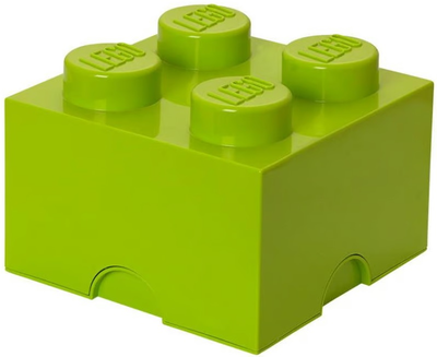 Pojemnik do przechowywania LEGO Storage Brick 4 Jasnozielony (40031220)
