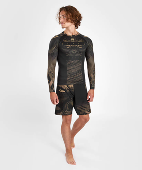 Рашгард Venum Gorilla Jungle Rashguards Long Sleeve - Sand Black (VENUM-05078-228-XXL)