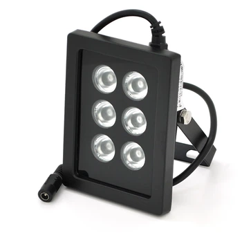 ІЧ-прожектор GY-IR90006. 12V, 6W, 6LED, IP66, 850Нм, кут огляду 90 °, дальність до 70м. Voltronic