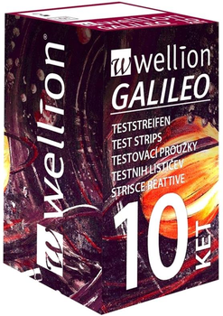 Тест-смужка на кетони крові Wellion Galileo WELL10-10KET 10 шт.