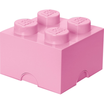 Контейнер для зберігання LEGO Storage Brick 4 Світло-рожевий (40031738)