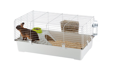 Клітка для кроликів та морських свинок Ferplast Rabbit 100 світло-сіра 95х57х46 см 57052370