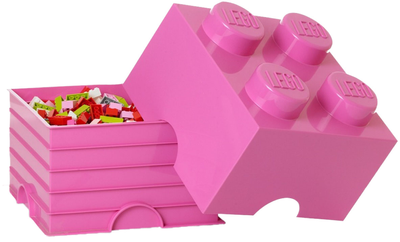 Pojemnik do przechowywania LEGO Storage Brick 4 Różowy (40031739)
