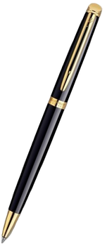 Кулькова ручка Waterman Hemisphere Black Lacque GT Ballpen Синя (3501170920671)