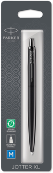 Кулькова ручка Parker Jotter XL Monochrome Black with Black Trim Синя (3026981227578)